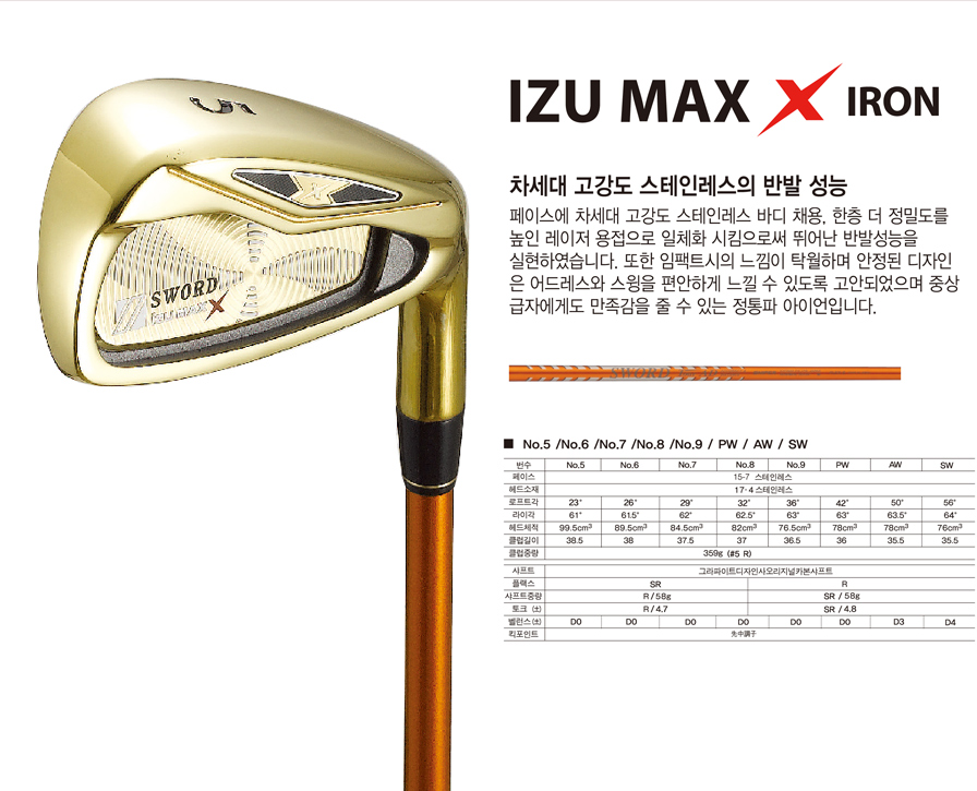 SWORD IZU MAX X